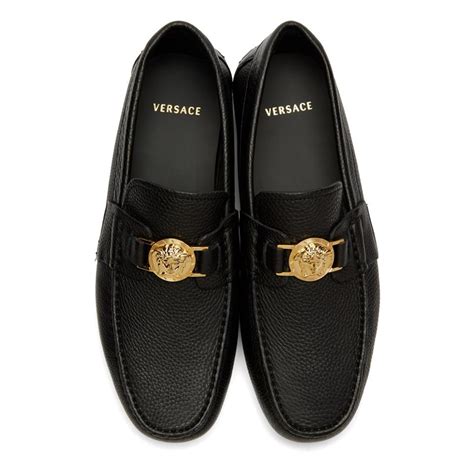 versace mens loafers used|Versace medusa shoes men's.